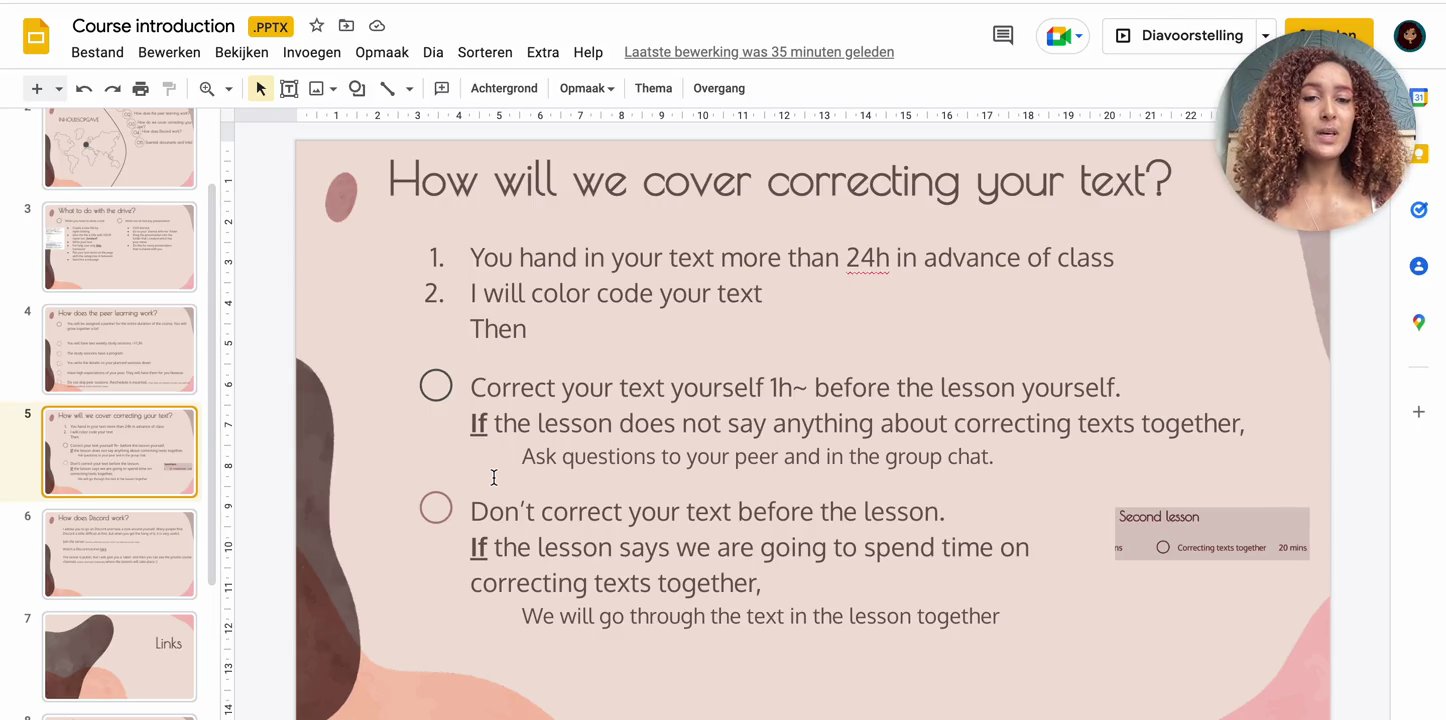 Video tutorial: How we correct your homework texts