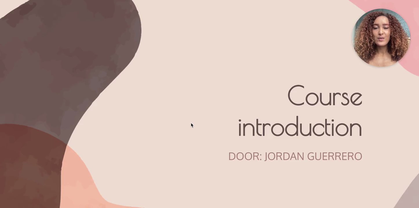 Introduction video for A2-B1 course