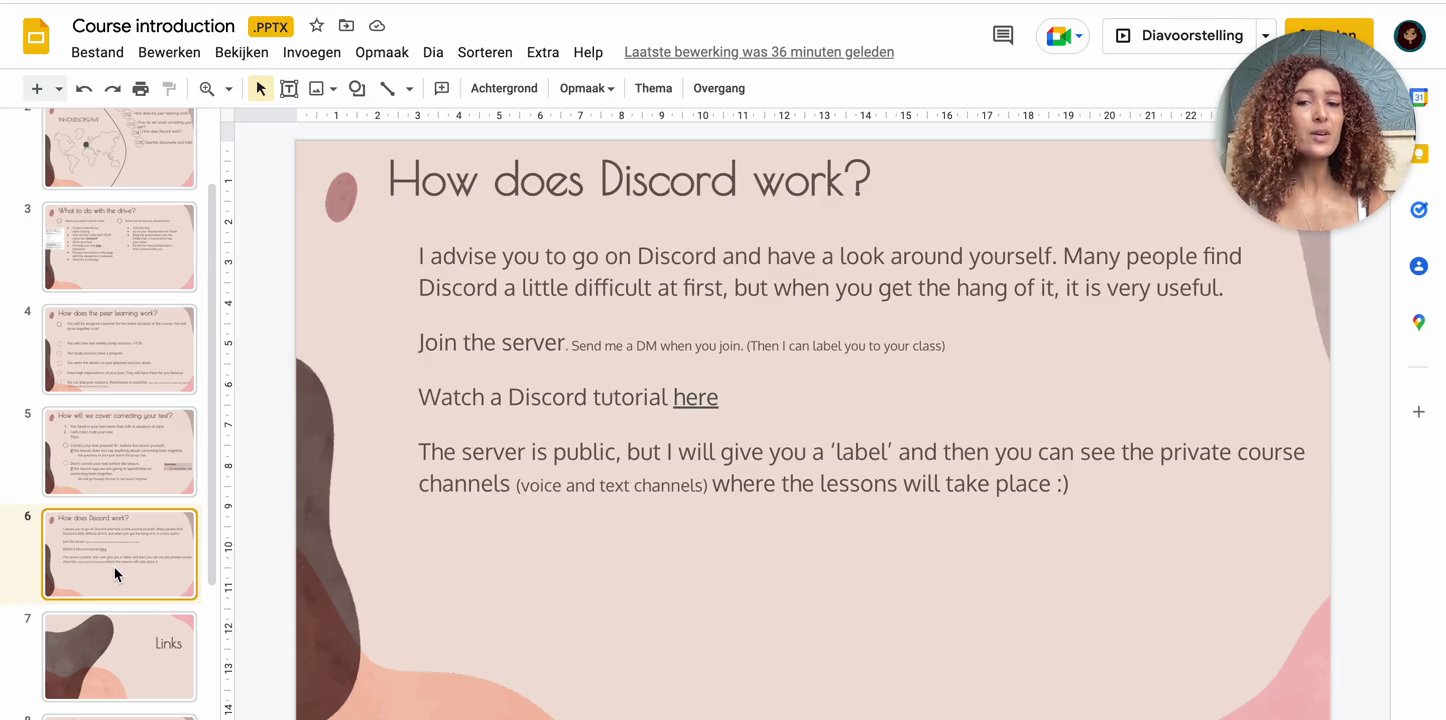 Video tutorial: Introduction to Discord for course communication